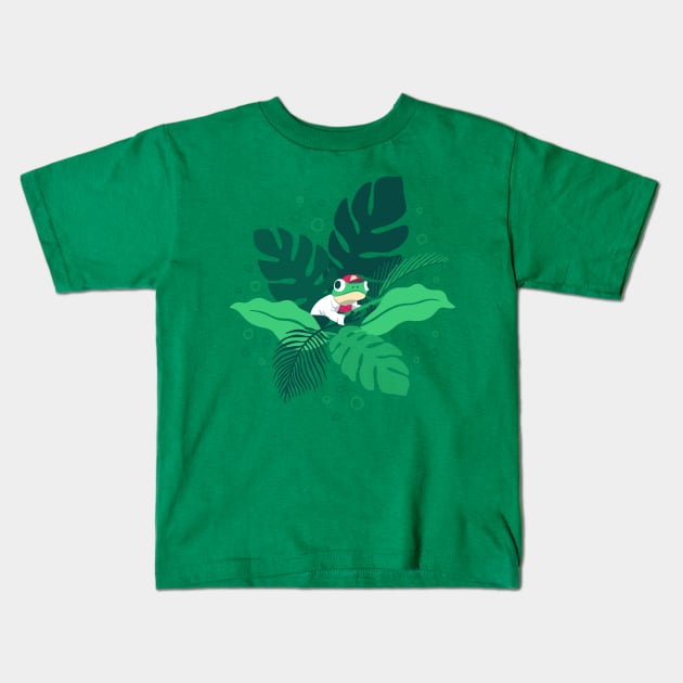 Star Frog Kids T-Shirt by TravisPixels